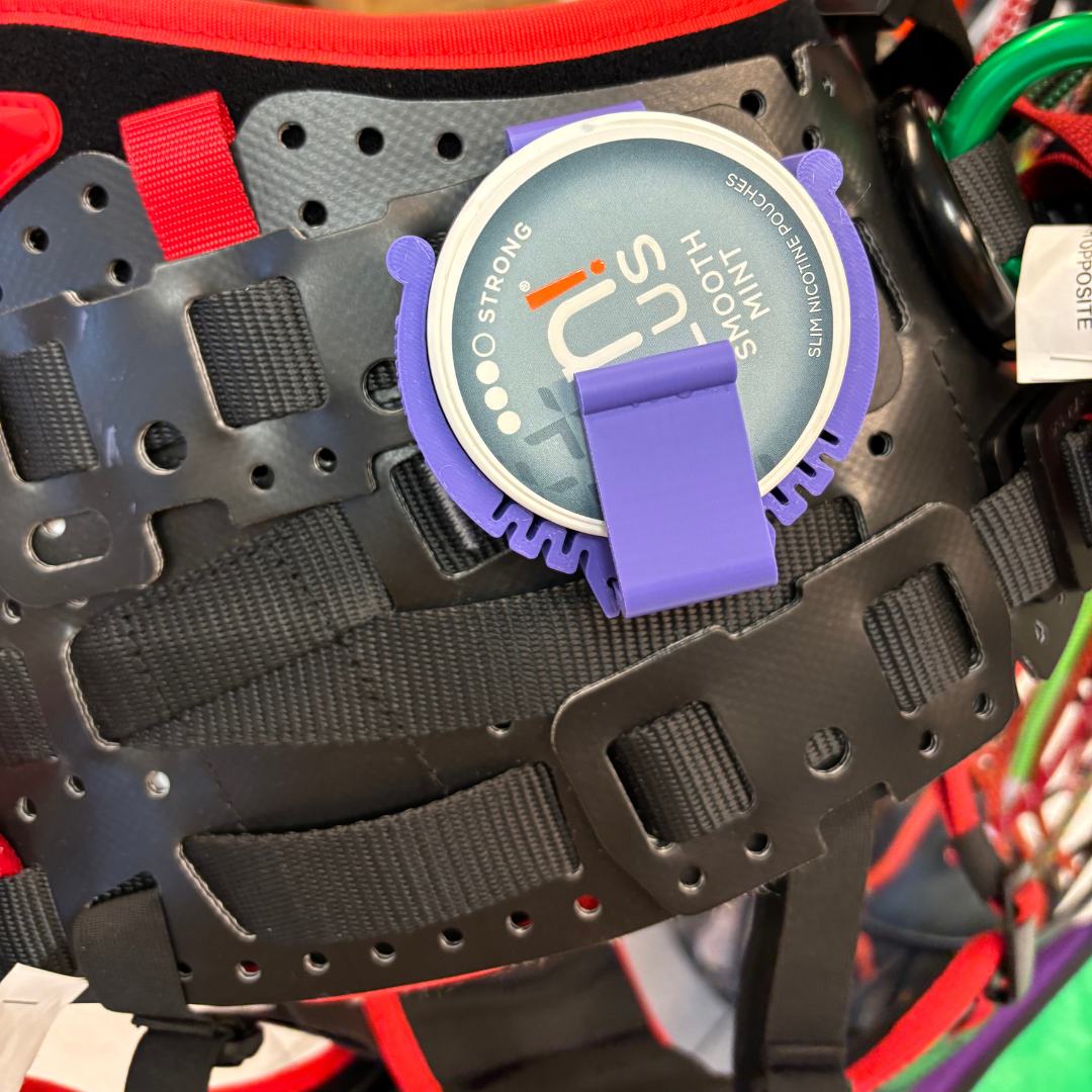 SnusClip - Snus Fäste för Klätterselar