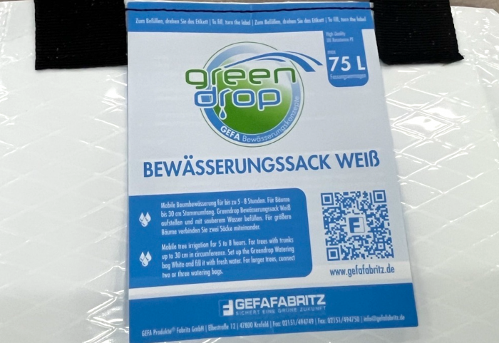 Bevattningssäck i vit (75L)