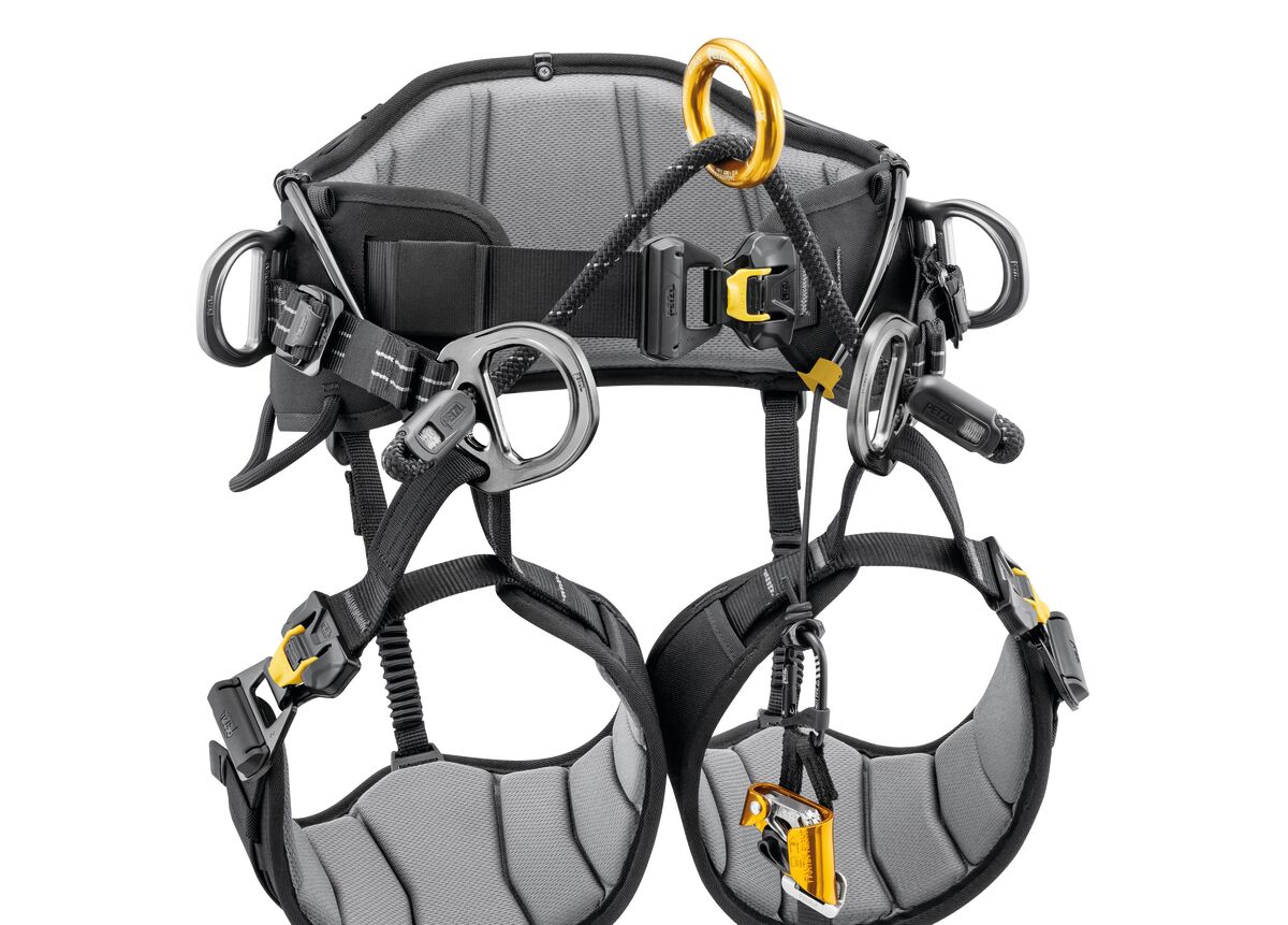 Petzl KNEE ASCENT Kit - elastiskt band centrerar repklämman