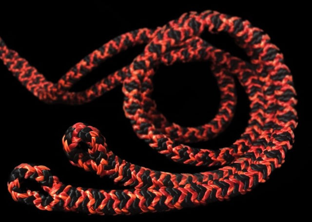 Black Widow 12,2 mm 60 meter with splice. - Black /red