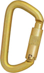 Offset D Supersafe Steel Carabiner