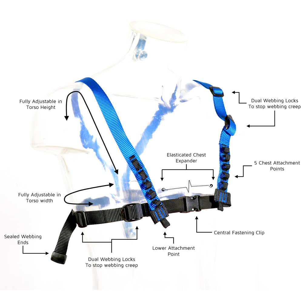 Cambo Chest Harness for SRT Climbing
